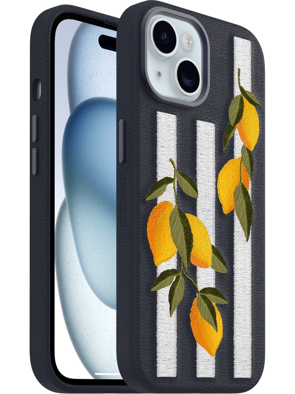 OtterBox Symmetry Series Cactus Leather Embroidery Case iPhone 15 Pro Max.